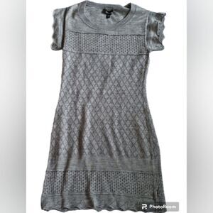 BEBE DRESS EUC GRAY SZ SM